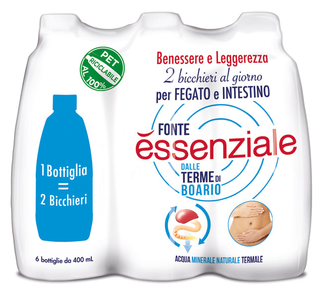Fonte essenziale pet 6 x 400 ml