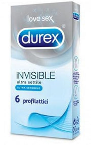 Durex invisible profilattico 6 pezzi