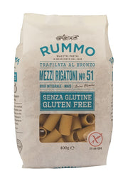 Rummo mezzi rigatoni n51 di riso integrale e mais 400 g