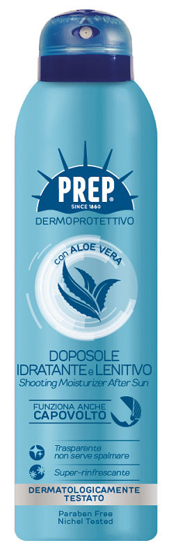 Prep dermoprotettivo doposole idratante e lenitivo con aloe vera 150 ml