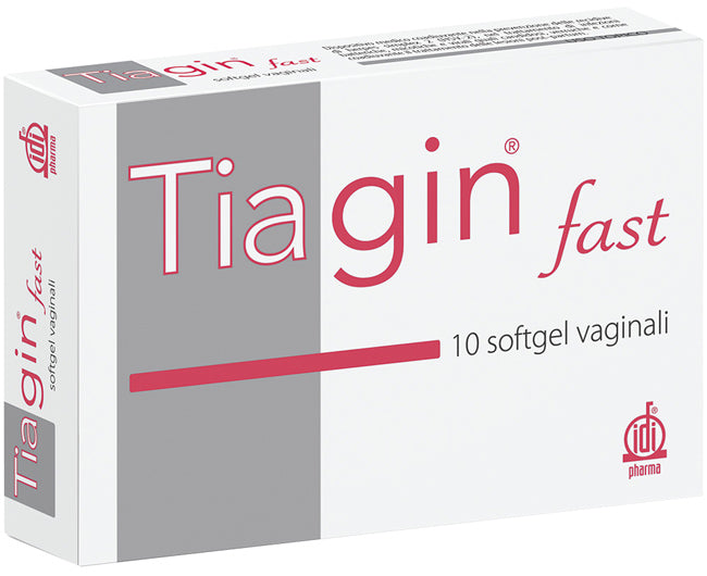 Tiagin fast 10 capsule vaginali softgel