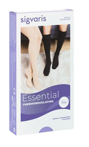 Sigvaris cotton ccl1 gambaletto lungo punta chiusa nature l