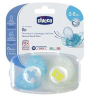 Chicco succhicco air boy silicone 0-6 mesi 2 pezzi