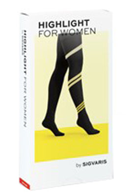 Sigvaris highlight women collant normale punta chiusa black s