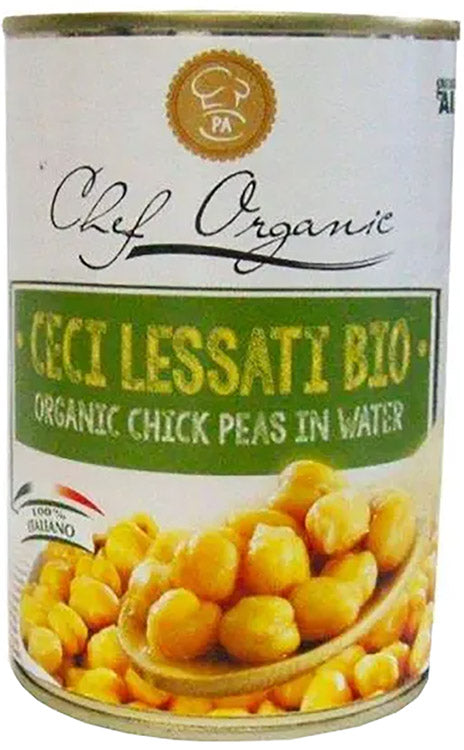 Chef organic ceci lessati 400 g