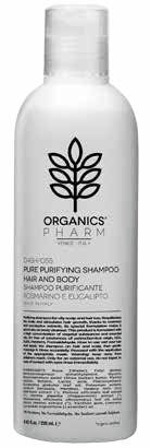 Organics pharm pure purifying shampoo hair & body rosemary and eucalyptus