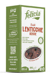 Felicia bio fusilli di lenticchie rosse 250 g