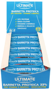 Ultimate barretta proteica frutti rossi 24 pezzi da 40 g