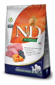 N&d gf pumpkin lamb&blueberry adult medium&maxi 12 kg