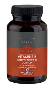 Terranova complesso di vitamine b con vitamina c 50 capsule