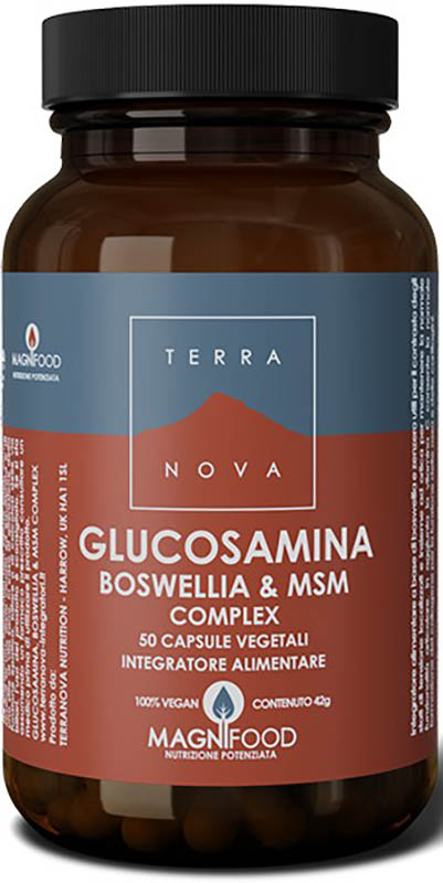 Terranova complesso di glucosamina boswellia e msm 50 capsule