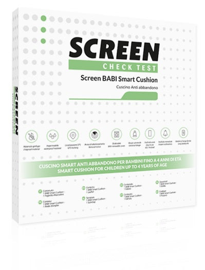 Screen babi smart cushion cuscino antiabbandono seggiolino auto con allarme sonoro su app