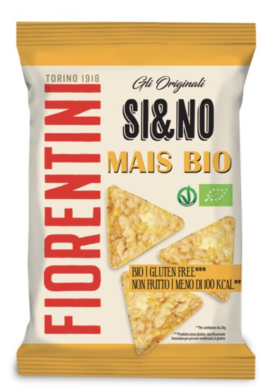 Bio si&no gallettine di mais triangolari multipacco 6 confezioni da 20 g