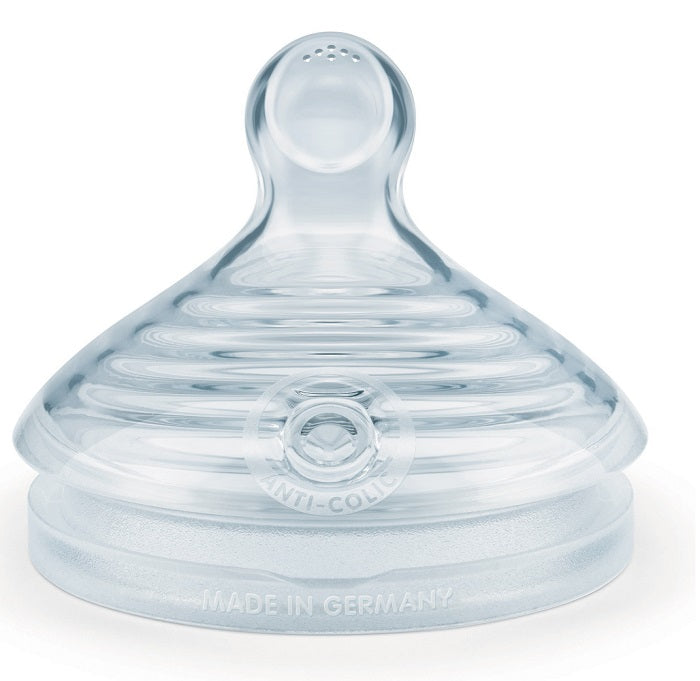 Nuk tettarella natural sense in silicone 0-6 mesi misura media 2 pezzi