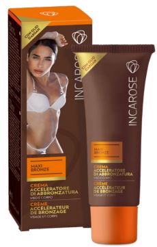 Incarose maxi bronze crema acceleratore di abbronzatura 125 ml