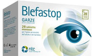 Blefastop garza con hy-ter in cotone piegata con filo di bario 28 pezzi