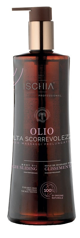 Ischia spa massage olio alta scorrevolezza 500 ml