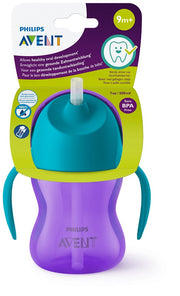 Philips tazza colorata con cannuccia femmina 200 ml