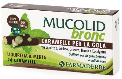 Mucolid bronc menta & liquirizia 24 caramelle