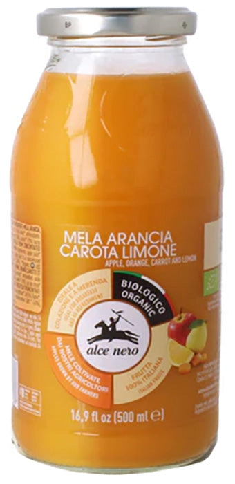 Succo 100% mela arancia carota limone bio 500 ml