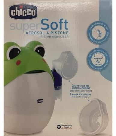 Chicco dispositivo a pistone per aerosolterapia super soft rana