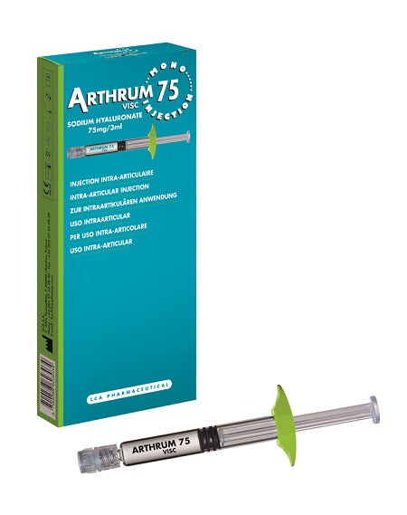 Siringa intra-articolare arthrum visc 75 mono injection acido ialuronico 3 ml