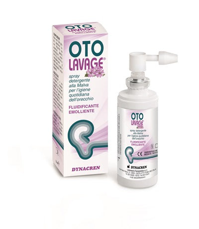 Otolavage spray detergente alla malva per l'igiene quotidiana dell'orecchio 50 ml