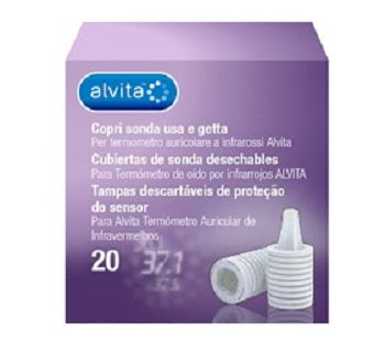 Alvita copri sonda usa e getta per termometro ad infrarossi 20 pezzi