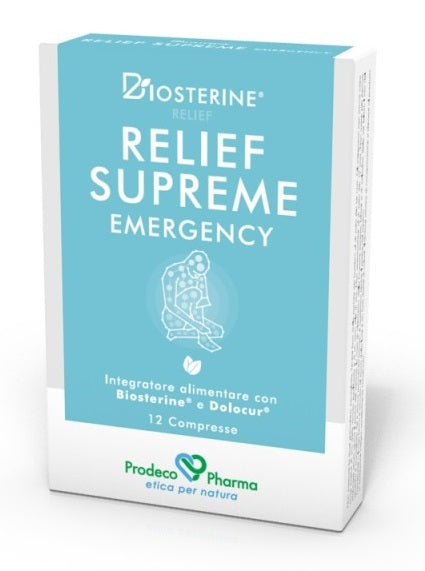 Biosterine relief supreme emergency 12 compresse