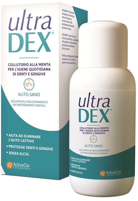 Ultradex collutorio alito sano 250 ml senza alcool