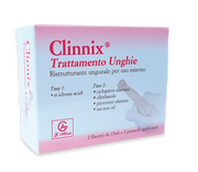 Clinnix trattamento unghie 2 flaconi 15 ml + 2 pennelli applicatori
