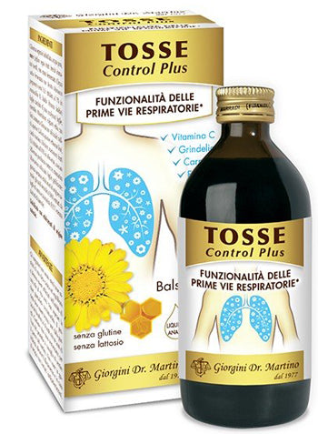 Tosse control plus 200 ml liquido analcolico