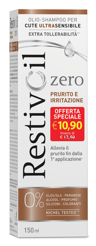 Restivoil zero prurito e irritazione offerta speciale 150 ml