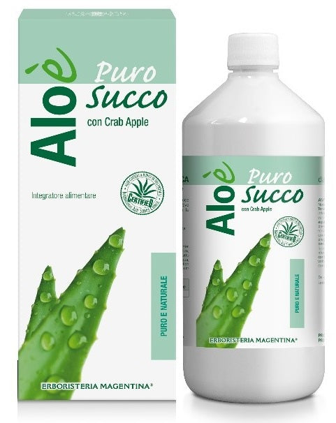 Aloe' aloe puro succo bio 1 litro