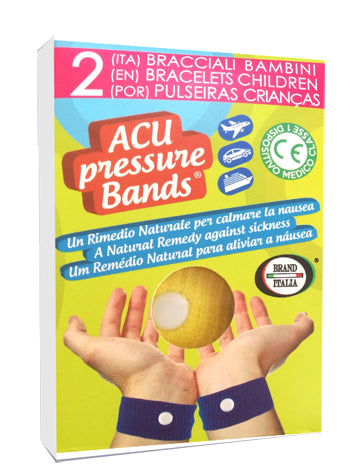 Bracciale acu pressure band bambini 2 pezzi