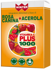Winter vitamina c plus 1000 rosa canina + acerola 32 compresse