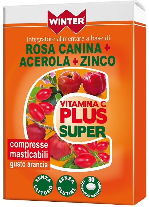 Winter vitamina c plus super  + zinco 30 compresse masticabili
