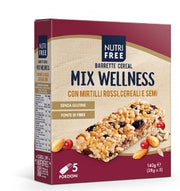Nutrifree barrette cereal mix wellness 28 g x 5