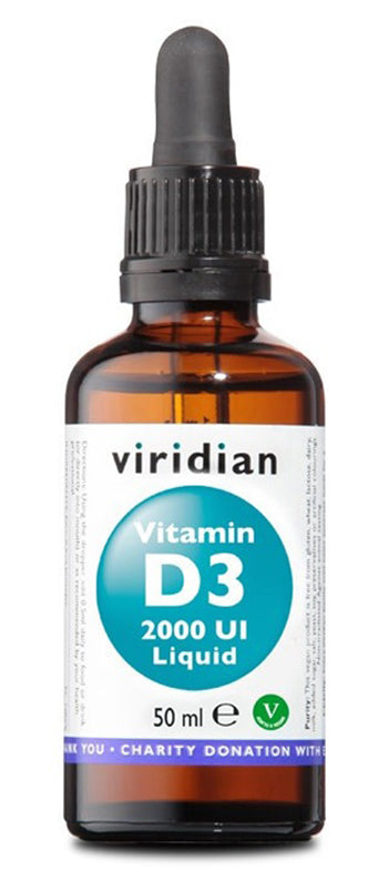 Viridian vitamin d3 2000ui liquid 50 ml