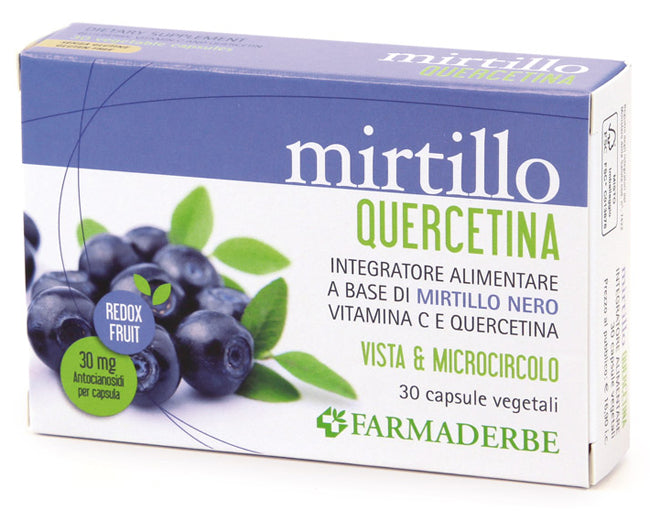 Mirtillo quercetina 30 capsule vegetali