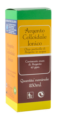 Argento colloidale ionico 40ppm certificato 250 ml