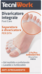 Separatore integrale dita 2 pezzi