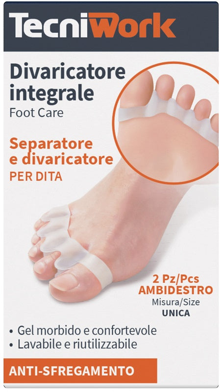 Separatore integrale dita 2 pezzi
