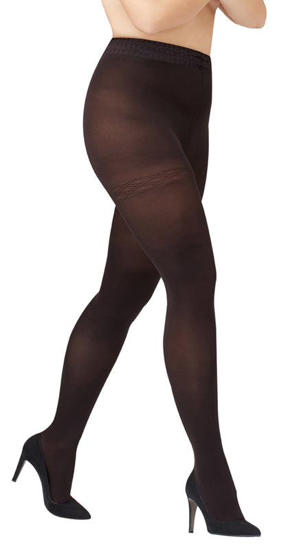 Curvy 70 opaque collant nero 3ml-xl