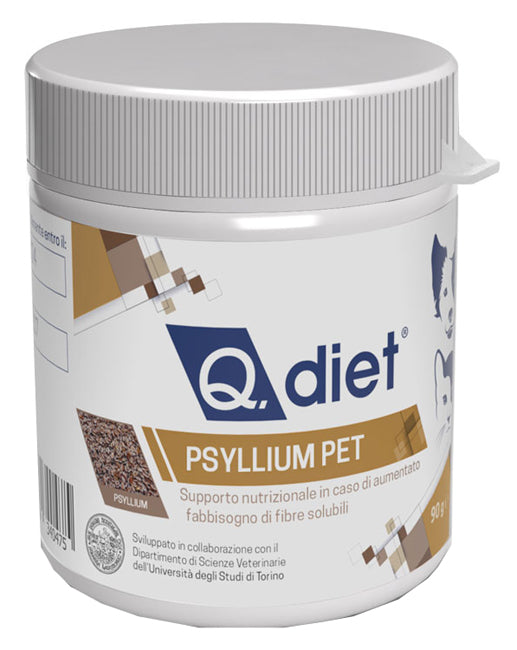Q diet psyllium pet polvere 90 g