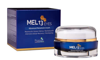 Mel13 eyes contorno occhi alla melatonina coenzima q10 olio di jojoba albicocca marula 15 ml