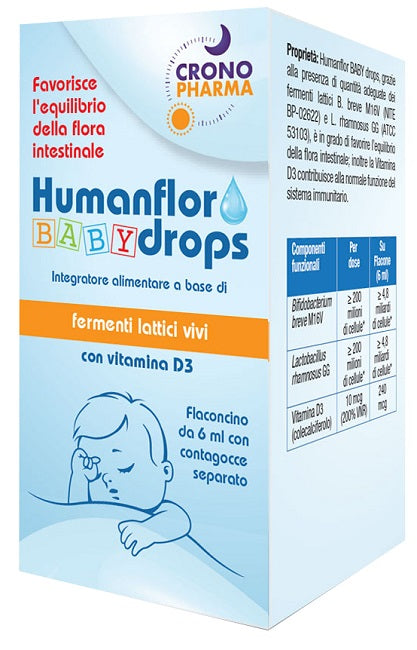 Humanflor baby drops 1 flaconcino 6 ml
