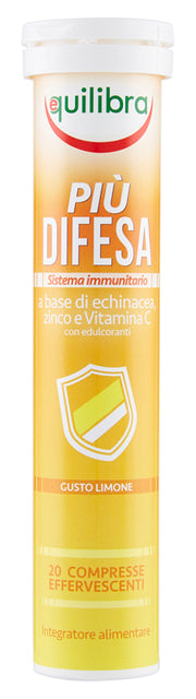 Piu' difesa gusto limone 20 compresse effervescenti