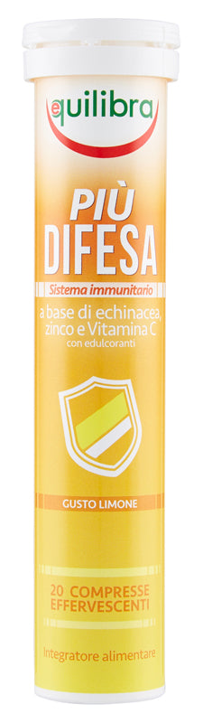 Piu' difesa gusto limone 20 compresse effervescenti
