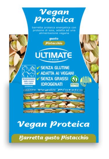 Ultimate barretta vegan proteica pistacchio 24 x 40 g